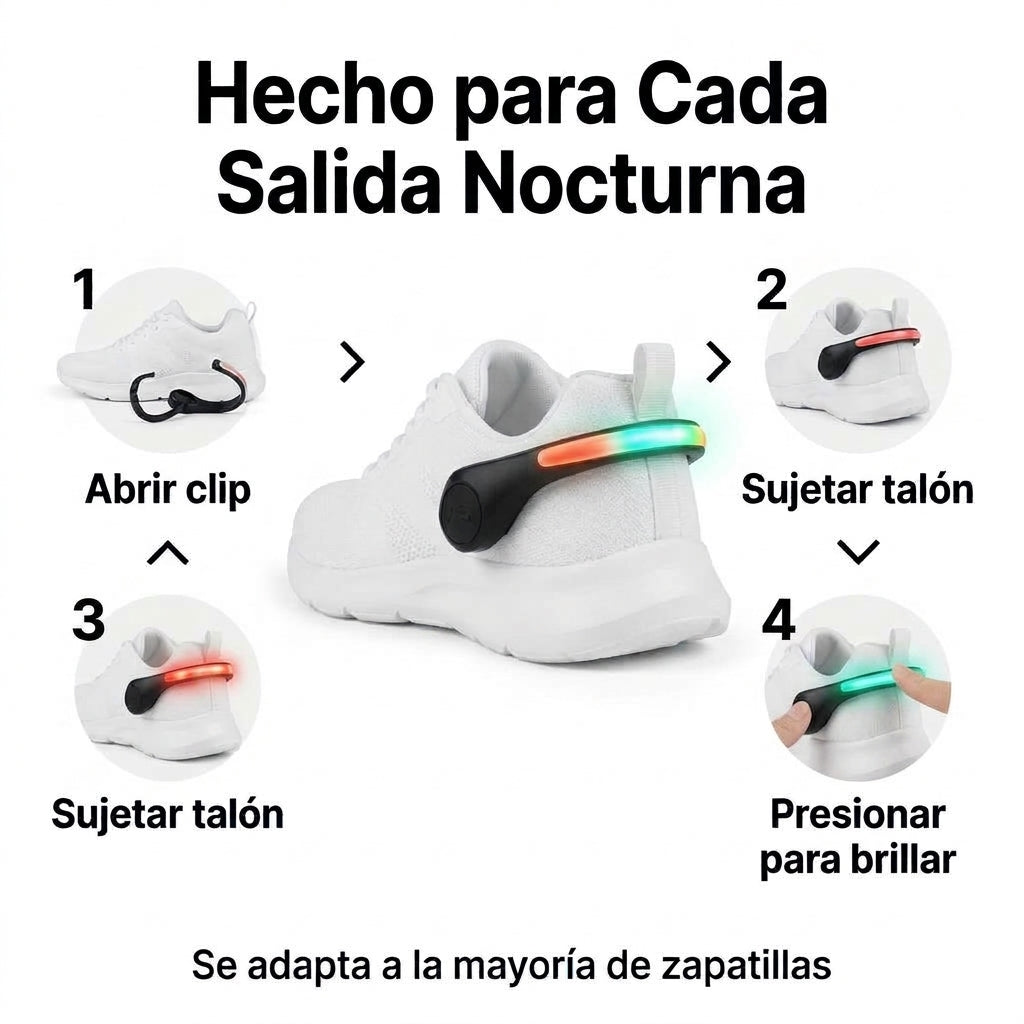 Shoe LED clip