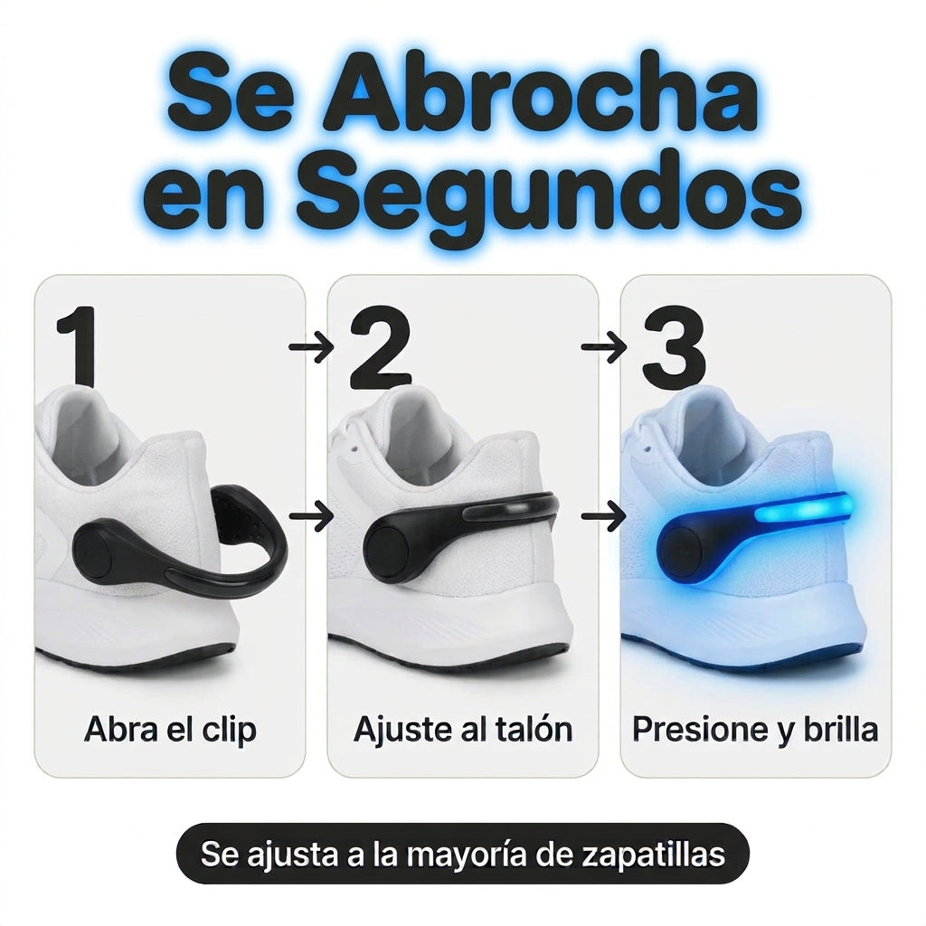 Clip LED de zapatilla