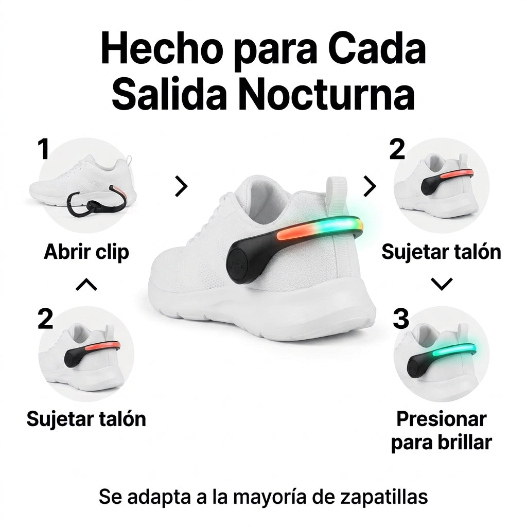 Clip LED de zapatilla